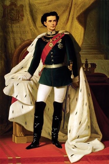 De_20_jarige_Ludwig_II_in_kroningsmantel_door_Ferdinand_von_Piloty_1865