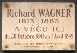 MVRW Plaque_Richard_Wagner,_14_rue_Jacob,_Paris_6