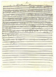 MVRW LOHENGRIN Manuscrit choeur nuptial