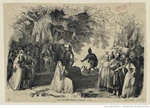 MVRW LOHENGRIN Weimar 1850 creation gravure