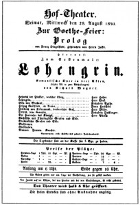 MVRW Lohengrin Weimar 1850