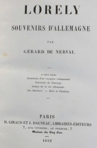 MVRW NERVAL Gerard de Souvenirs d'Allemagne