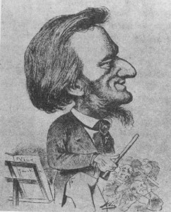 Caricature of Wagner with big nose-1
