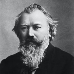 Johannes Brahms (1833-1897), compositeur, pianiste et chef d'orchestre allemand.