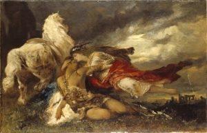 Hans Makart Valkyrie Et Un Heros Mourant Valkyrie And A Dying Hero By Makart Hans (1840 18 (meisterdrucke 959938)