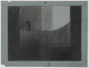 Adolphe Appia 1862–1928 setting for Parsifal by Richard Wagner Act II The Dungeon of Klingsor Tower Room